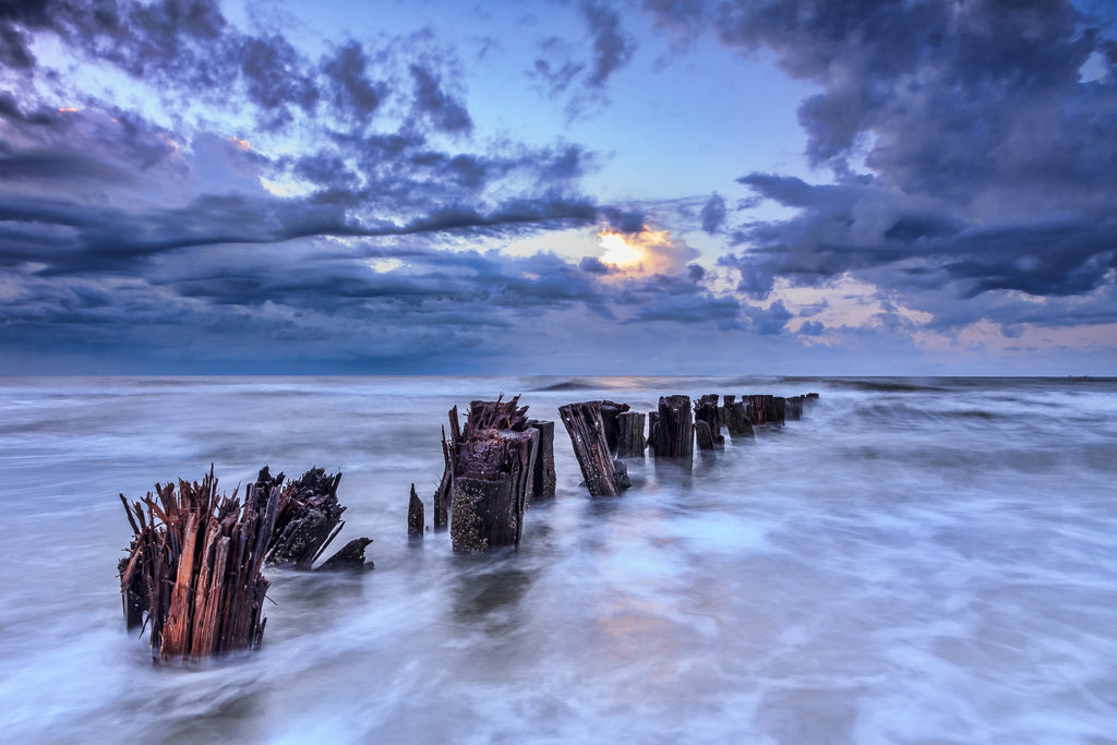 Folly Beach Pilings