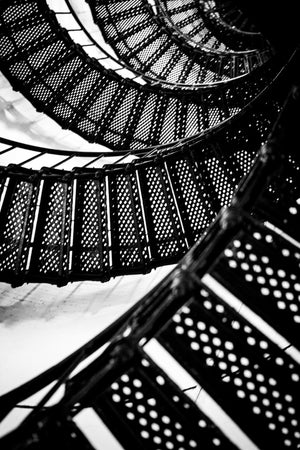 Staircase in B&W