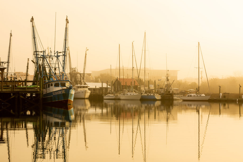 Sepia Sailboats