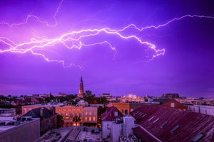 Lightning Over Downtown Charleston