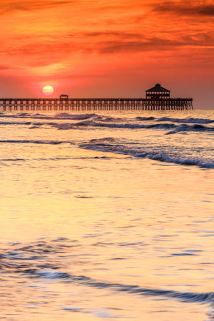 Folly Pier Sunset