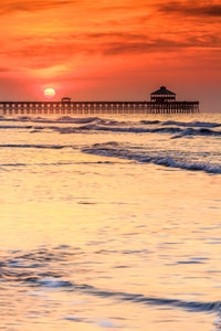 Folly Pier Sunset