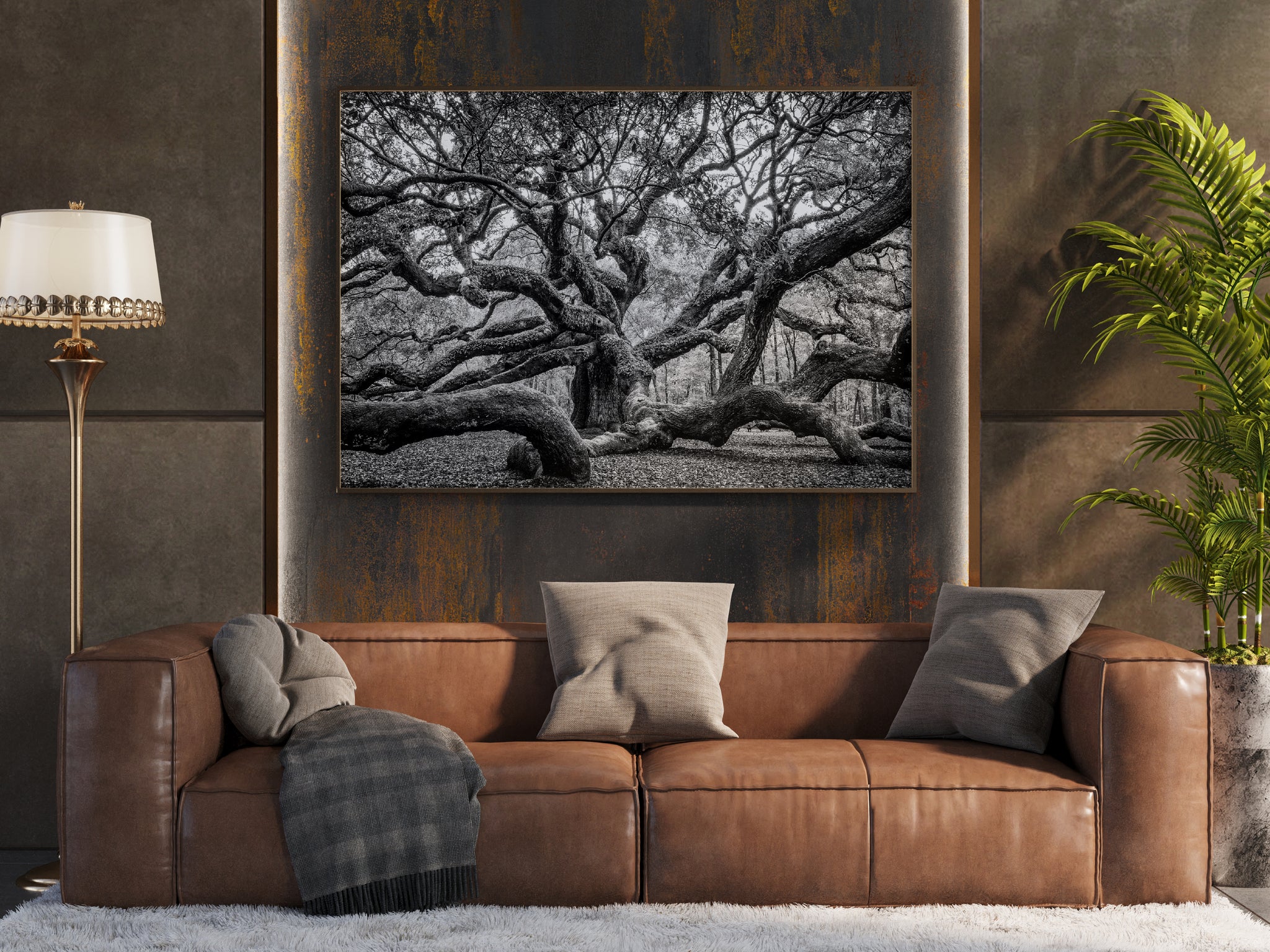 The Angel Oak B&W